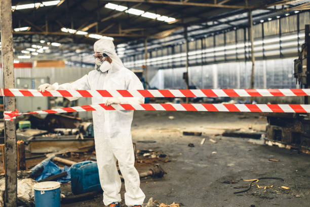 Professional Hoarding Cleanup technician working in Westfield, IN